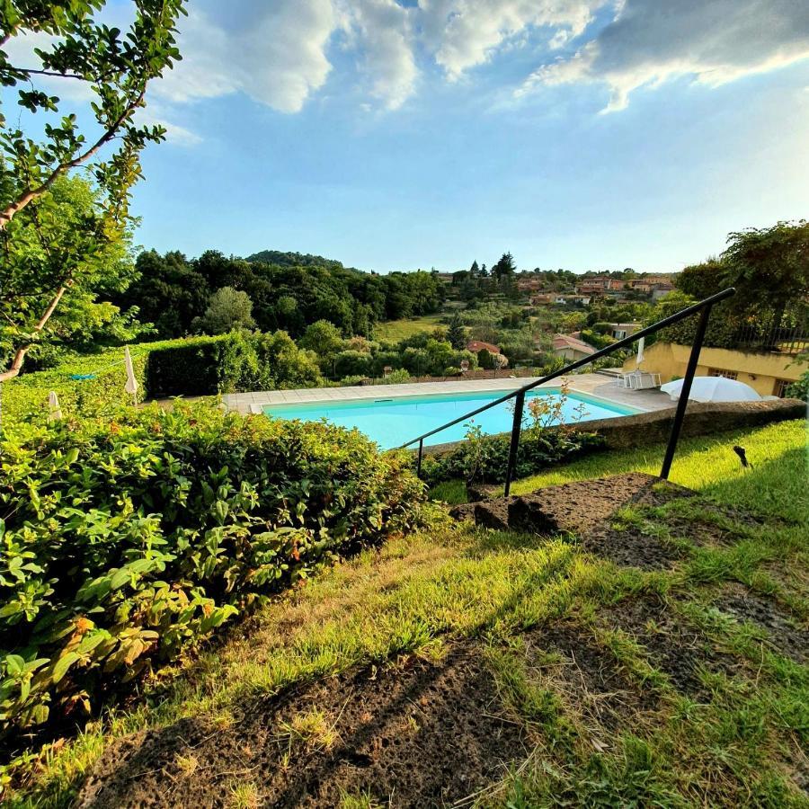 Appartamento Stropea Con Giardino Privato E Piscina Soiano Del Lago Exterior photo